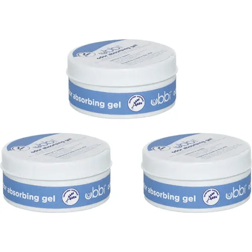 Ubbi Lavender Scented Absorbing Gel Value Pack - 3 Count Diaper Pail Odor Control for Baby Nursery