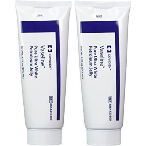 Pure Ultra White Petroleum Jelly Ointment, Kendall, 2-pack, 3.25 oz. each