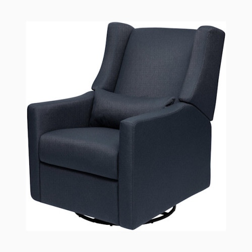 Kiwi Electronic Recliner and Swivel Glider - Performance Navy Eco Twill