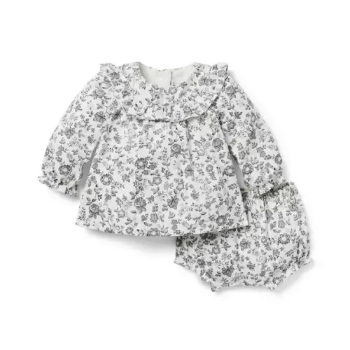 Baby Cream And Sugar Floral The Floral Corduroy Matching Baby Set by Janie and Jack