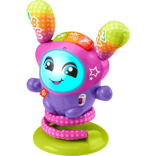 Fisher-Price Baby Learning Toy with Music Lights and Bouncing Action, DJ Bouncin’ Star for Infant, Toddler, Child