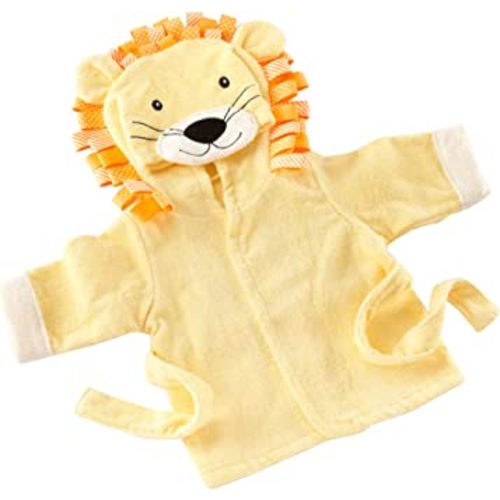 Baby Aspen "Big Top Bath Time Lion Hooded Towel/Robe, 0-9 Months