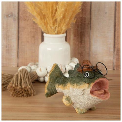 Bass Fish With Glasses