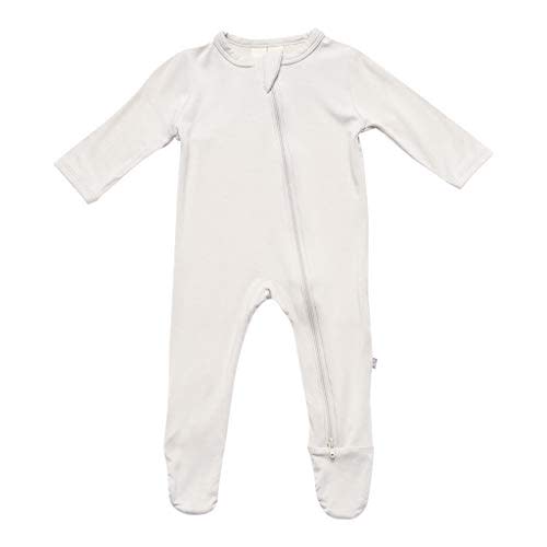 KYTE BABY Unisex Zipper Closure Footies, Rayon Made From Bamboo, 0-24 Months