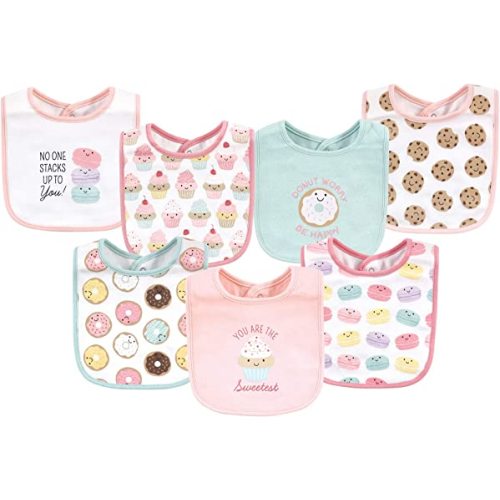 Hudson Baby Unisex BabyCotton Bibs