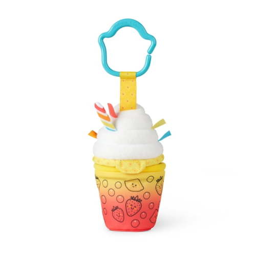 Melissa & Doug Multi-Sensory Bubble Tea Take-Along Clip-On Infant Toy