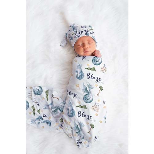 Dragon Swaddle Blanket Set, B81