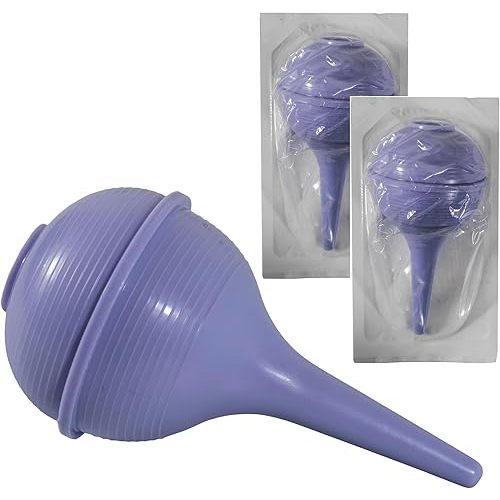 Sterile Rubber Ear Suction Ulcer Bulb - Ear and Nasal Sucker Ball for Washing Cleaning and Wax Removal – Easy Squeeze for Baby and Adults (2)