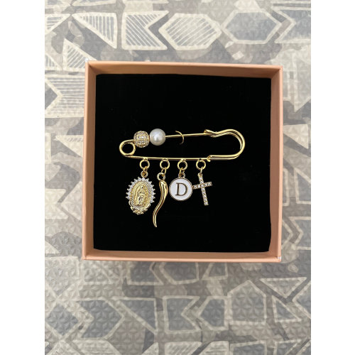 24 k Gold Plated Italian Horn Baby Pin | pram pin | baptism pin | baby keepsake | Baby shower gift| christening gift| Newborn gift