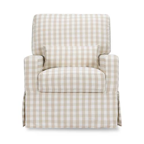 Namesake Crawford Pillowback Comfort Swivel Glider