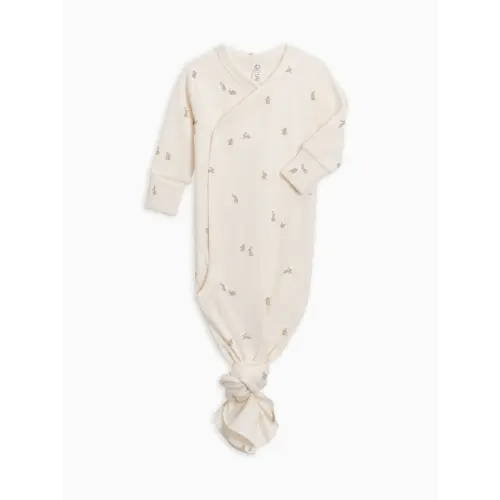 Indy Kimono Gown | Bunny / Oat + Clay
