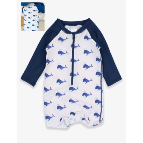 Boys Long Sleeve One Piece Rash Guard