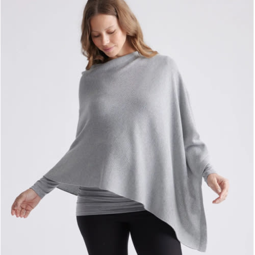 Lightweight Cotton Cashmere Nursing Shawl