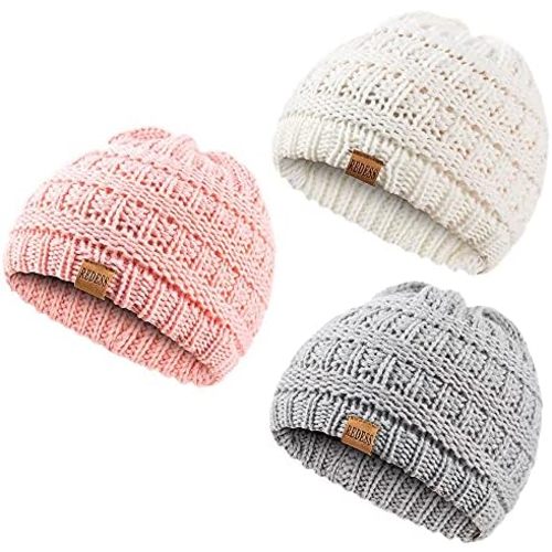 REDESS Baby Kids Winter Warm Hats, Infant Toddler Children Beanie Knit Cap Girls Boys
