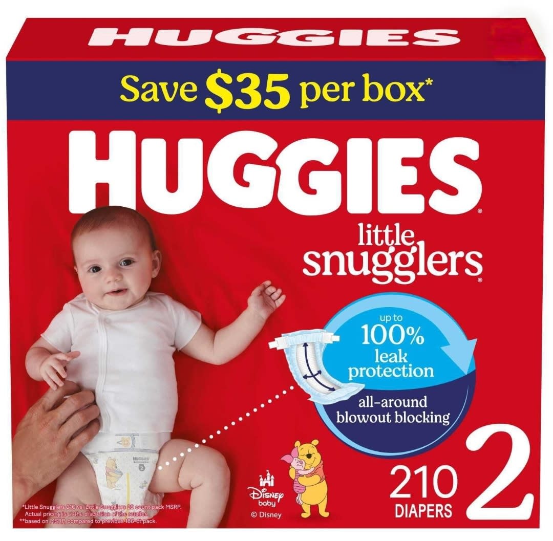 Huggies Little Snugglers Baby Diapers, Size 2 Newborn-2 - Samsclub.com