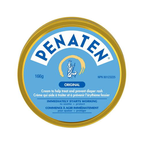 Penaten Original Medicated Diaper Rash Cream, Baby Diaper Rash Cream, Zinc Oxide, 166 grams
