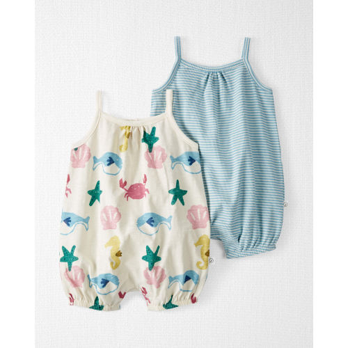 Baby Organic Cotton Bubble Rompers - Little Planet | Carter's