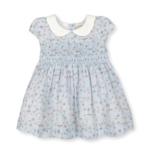 Hope & Henry Baby Seersucker Peter Pan Collar Dress