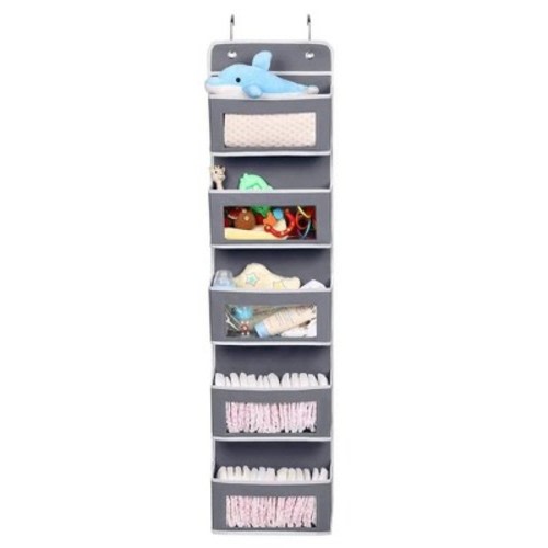 MOVSSOU Over The Door Pocket Organizer Hanging Storage Bag