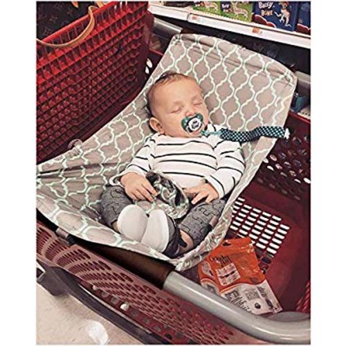 Baby Shopping Cart Hammock, Cart Cover for Newborn,Toddler and Twins, Grey