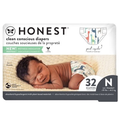 The Honest Company Disposable Diapers - (Select Size and Pattern)