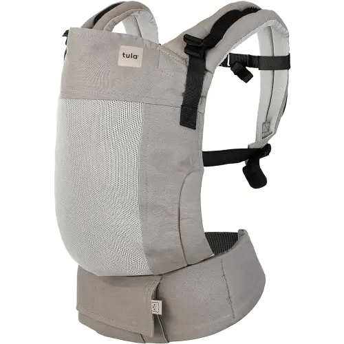 Baby Tula Free-to-Grow Coast Mesh Baby Carrier 7-45 lb Light Gray Mesh