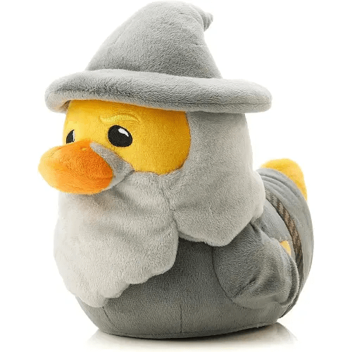 TUBBZ Plush: Lord of The Rings - Gandalf The Grey Cosplaying Rubber Duck Soft Plush Collectible Toy