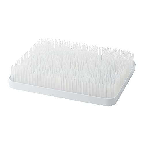 Boon Lawn Countertop Baby Bottle Drying Rack - White - Bottle Rack and Organizer - Baby Feeding Essentials - 13.5 x 11 x 2.5 - 1 Count