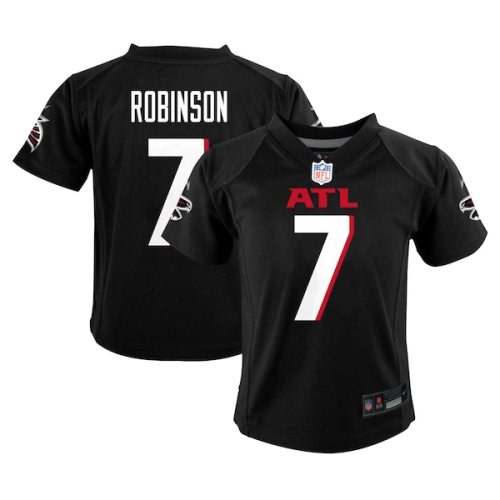 Infant Atlanta Falcons Bijan Robinson Nike Black Team Player Game Jersey