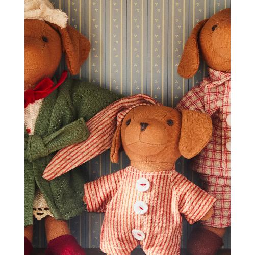 CHILDREN’S DOG FAMILY PLUSH TOY SET (SET OF 3)