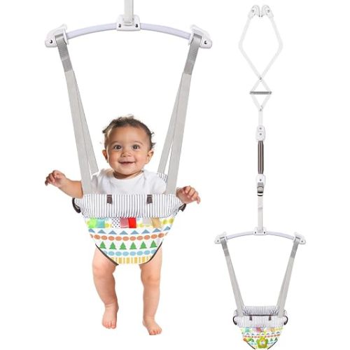Baby Jumper Doorway, Door Bouncer and Jumper for Baby with Adjustable Strap, Fun Activity for 6-12 Months Baby Infant