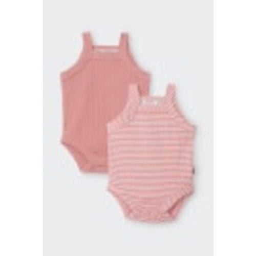 Bonds Newbies Rib Singlet Suit 2 Pack | Baby Baby Bodysuit | BWJKA