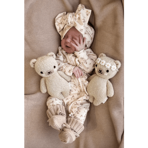 Frill Zip Romper | Paisley Coffee – Little and Fern