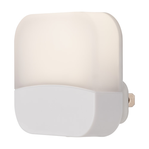 Great Value Mini LED Night Light, Light Sensing, 3000K, White,