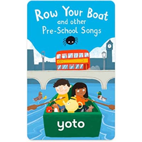 Amazon.com: Yoto Row Your Boat & Other Pre-School Songs – Kids Musical Card for Use Player & Mini All-in-1 Audio Player, Screen-Free Listening with Fun Singalong Music for Playtime Parties & Travel : Toys & Games