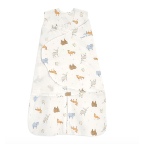 100% Cotton Baby Swaddle Forest Friends | Newborn | HALO US