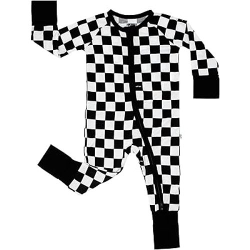 Little Sleepies Pajamas for Baby Boys & Girls, Viscose from Bamboo Baby Pajamas, Sleepers, 2-Way Zipper PJs