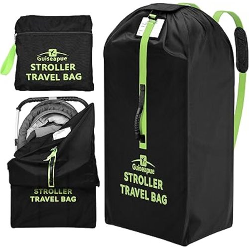 Guiseapue Stroller Travel Bag for Airplane, Stroller Cover for Uppababy, Baby Jogger, Nuna, Doona, Britax, BOB, Stroller Travel Accessories, Gifts for Her, Him