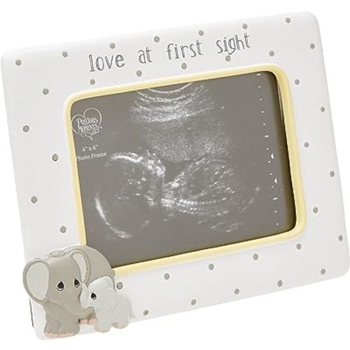 Precious Moments Elephant Love at First Sight Ultrasound 4 x 6 Resin & Glass 183407 Photo Frame One Size Multi