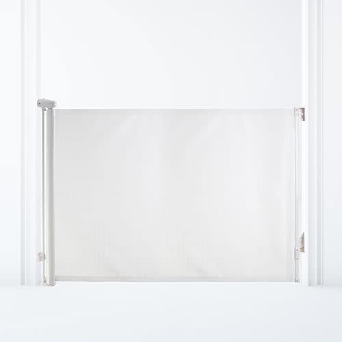 Dreambaby Glide N Hide 35'' Extra Tall, 55'' Wide Retractable Baby Gate - Ideal for Stairs, Doorways & Halls, Durable Mesh, EZY-Check Indicator, Dog & Pet Gate