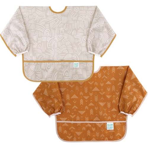 Sleeved Bib 2-Pack: Boho - Bumkins Exclusives | Maisonette