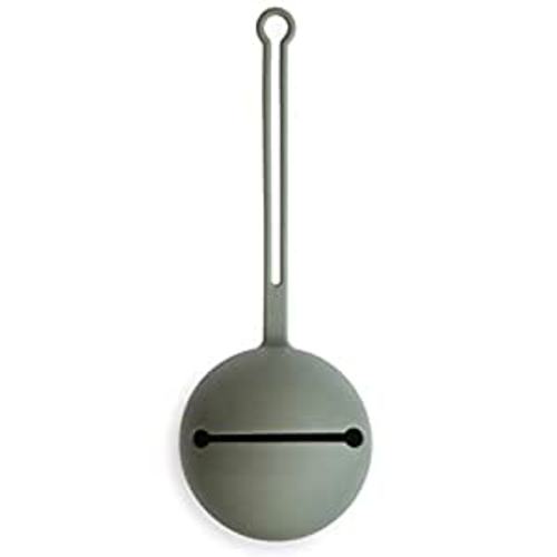 Amazon.com: mushie Silicone Pacifier Holder Case (Dried Thyme)