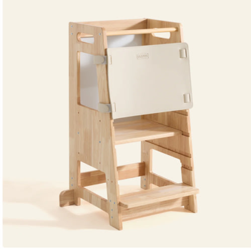 HARPPA Nordo | Safe & Stable Montessori Toddler Kitchen Wooden Tower - Perfect for Cooking & Learning, Counter Helper, Kitchen Tower, Gift for 2 Year Old