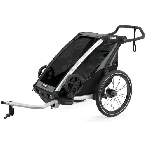 Thule Chariot Lite 1 Single Multisport Trailer + Stroller - Agave