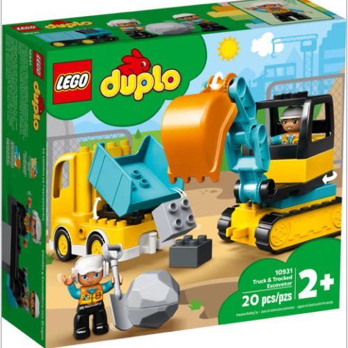 Truck & Tracked Excavator 10931 | DUPLO® | Buy online at the Official LEGO® Shop US