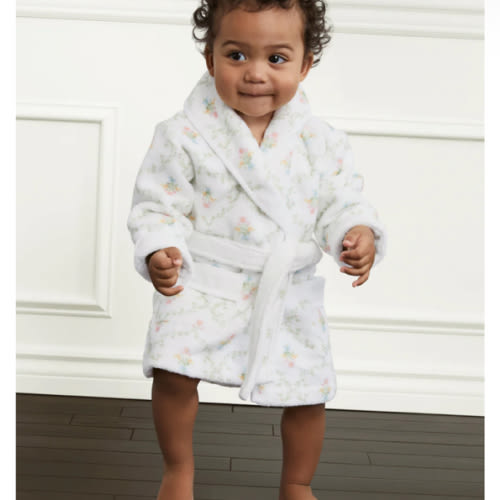 The Baby Hotel Robe - Pastel Trellis – Hill House Home