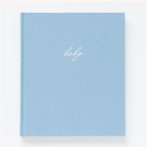Linen Baby Book