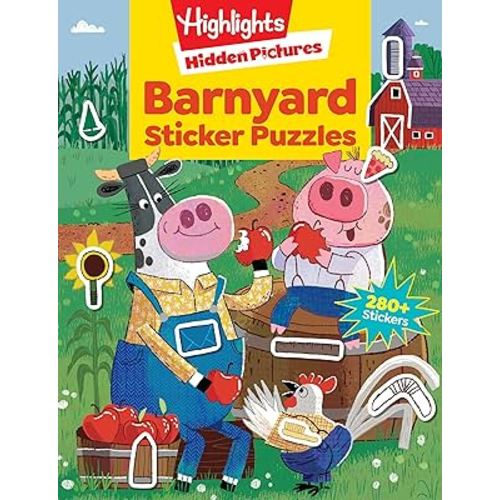 Barnyard Sticker Puzzles (Highlights™ Sticker Hidden Pictures®)