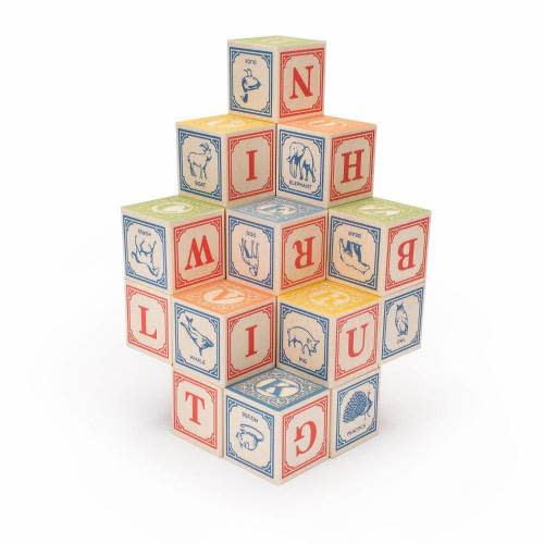 Wooden Alphabet Blocks | Uncle Goose Classic ABC Blocks | Letter Blocks