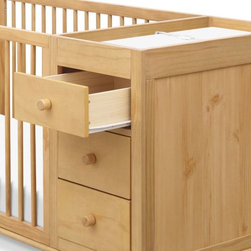 DaVinci Marley Convertible 3-in-1 Crib and Changer Combo - Honey